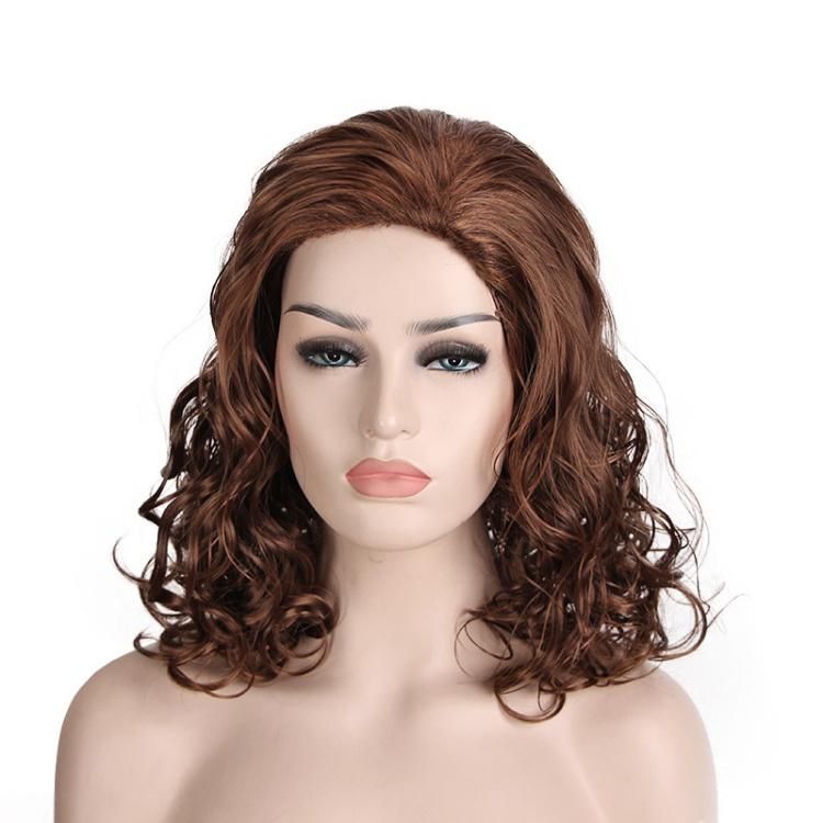 European and American Synthetic Fiber Fluffy Short Curly Wigs Wholesale