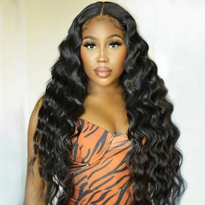 Kbeth 50 Inch Transparent Lace Wig for Black Women, Lacefront Deep Wave Wig Human Hair, 2022 Swiss 13X4 13X6 HD Lace Frontal Wig Wholesale