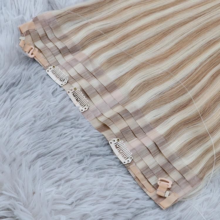 Wholesale Cuticle Aligned European Halo Clip in Hair Extensions #P18/60