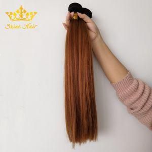 100% Human Virgin Hair 1b/30#Color Straight Hair Bundles Brazilian Hair Extension