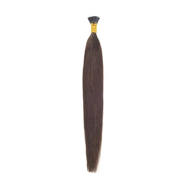 Natural and Straight Keratin I Tip Hair Extensions for Women