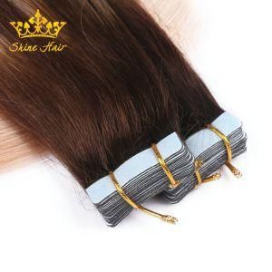 Two Tone Color Tape in Hair Extensions Whoesale 100% Human Hair Withour Shedding