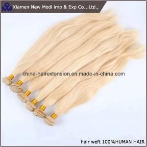 Blonde Human Hair Weft Hair Extension