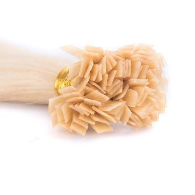 Blonde Flat Tips Human Hair Extensions Keratin Remy Virgin Hair