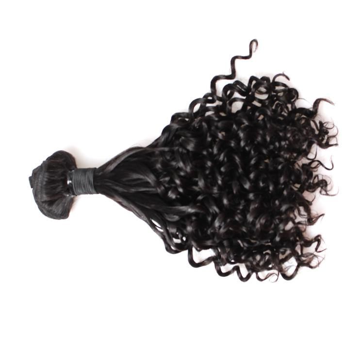 Double Drawn Funmi Human Hair Bouncy Curly Bundle Human Hair Extension