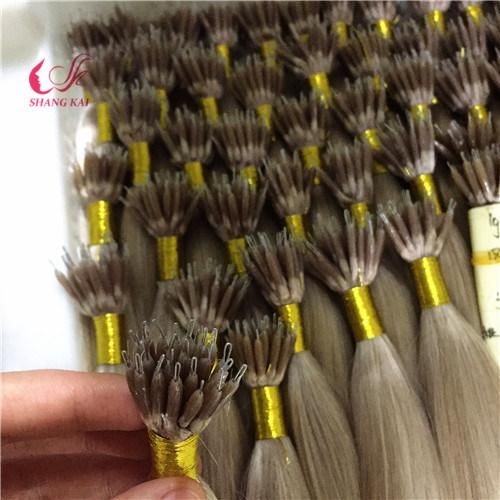 Wholesale 100% Human Virgin Nano-Ring Remy Hair