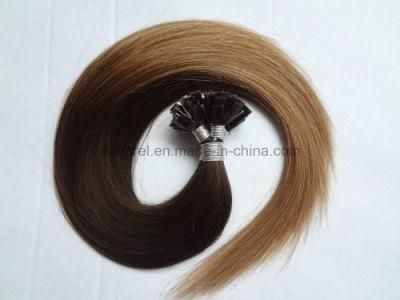 Ombre Keratin Remy Flat Tip Hair/Flat Tipped Fusion Hair Extensions