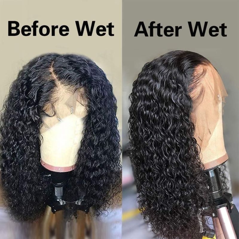 Kbeth Human Hair Wig for Black Femme 12 14 16 Inch Kinly Curly Charming Soft Bouncy Brazilian Short Bob 2021 Summer Fashion Full Lace Wigs Vendor