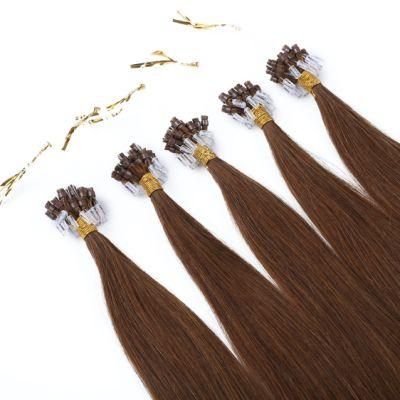 16&quot;-24&quot; 0.5g/S 100PCS Straight Micro Bead Hair Extensions Non-Remy Micro Loop Human Hair