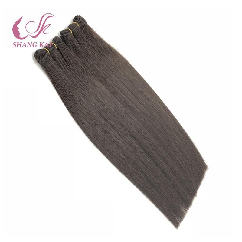 Best Selling Dark Brown Brazilian Double Drawn Hair Weft Extensions