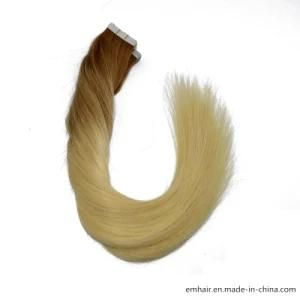 Cheap Price High Quality Hot Selling Wholesale PU Tape Hair Extension Balayage 8/24# Human Hair Extension
