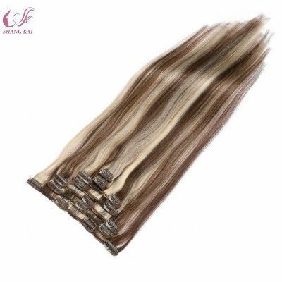 Wholesale Price 100% Unprocessed Brazilian Virgin Remy Clip in Human Hair Extension