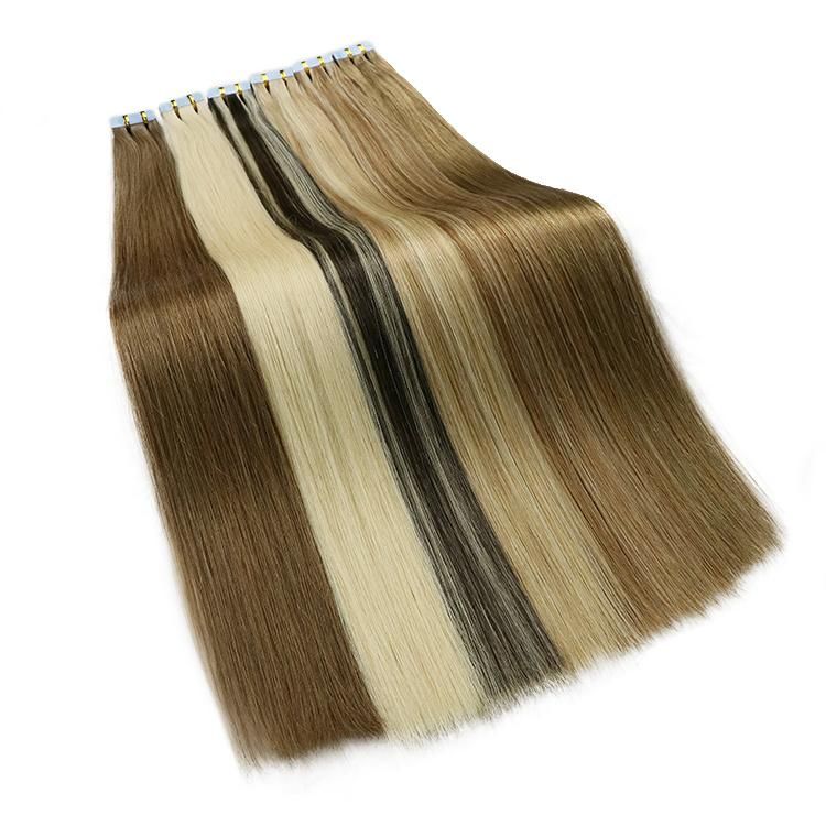 Wholesale 100% Raw Cuticle Aligned Indian Hair Tape in Hair Extension
