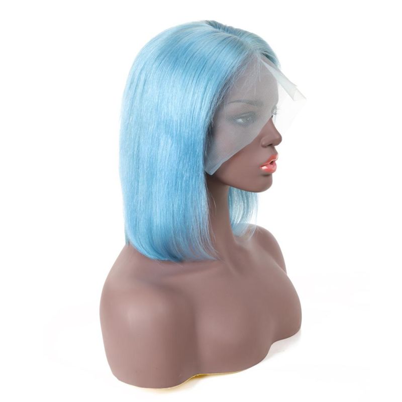 Customized Color Human Hair Wig Lace Frontal Wig Full Lace Wig