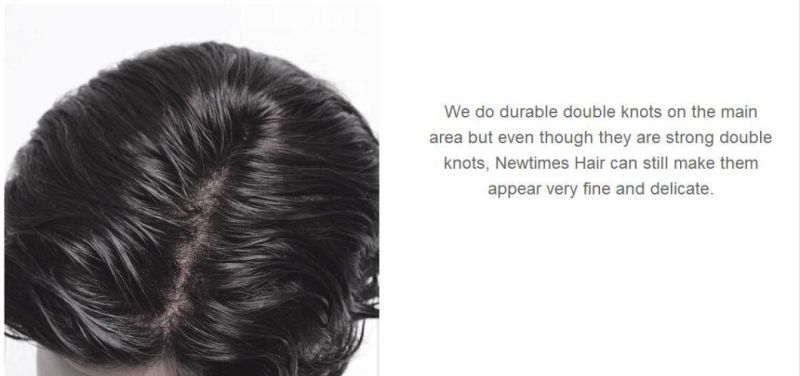 The Perfect Hair Piece of Natural Human Hair for a Freestyle Look - Men′s Wigs