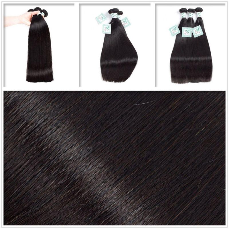 Unprocessed Brazilian Remy Human Hair Extension Virgin Hair Silky Straight