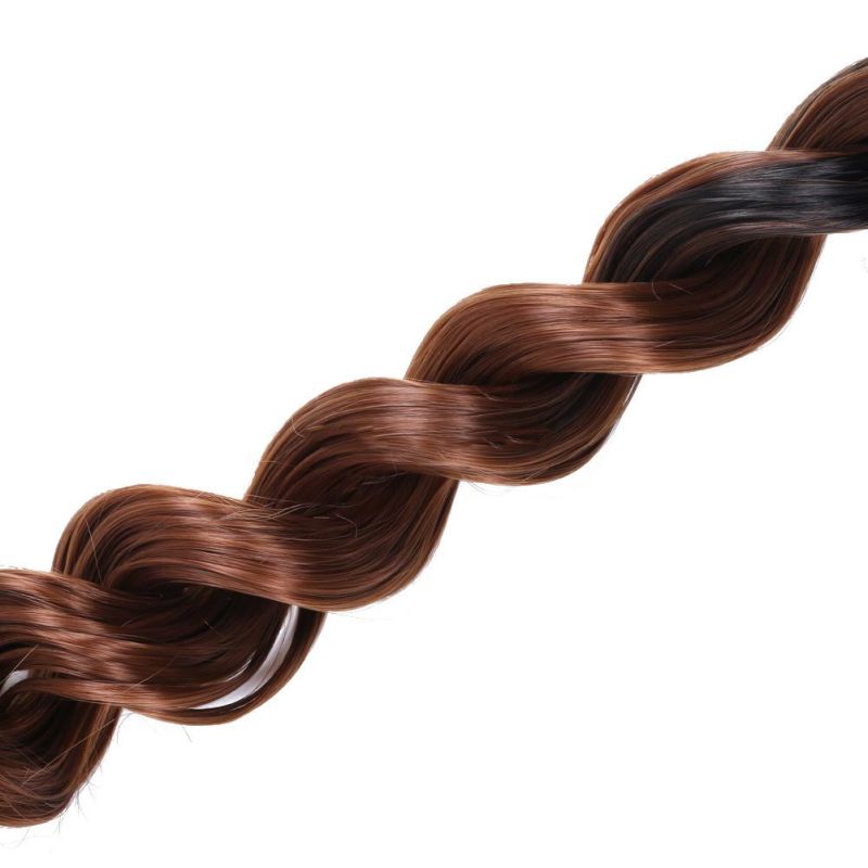 20inch Sea Body Jumbo Braids Deep Wave Crochet Hair Extension #Three-Colour