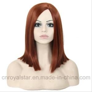 Euramerican Inclined Bang Women Synthetic Wigs