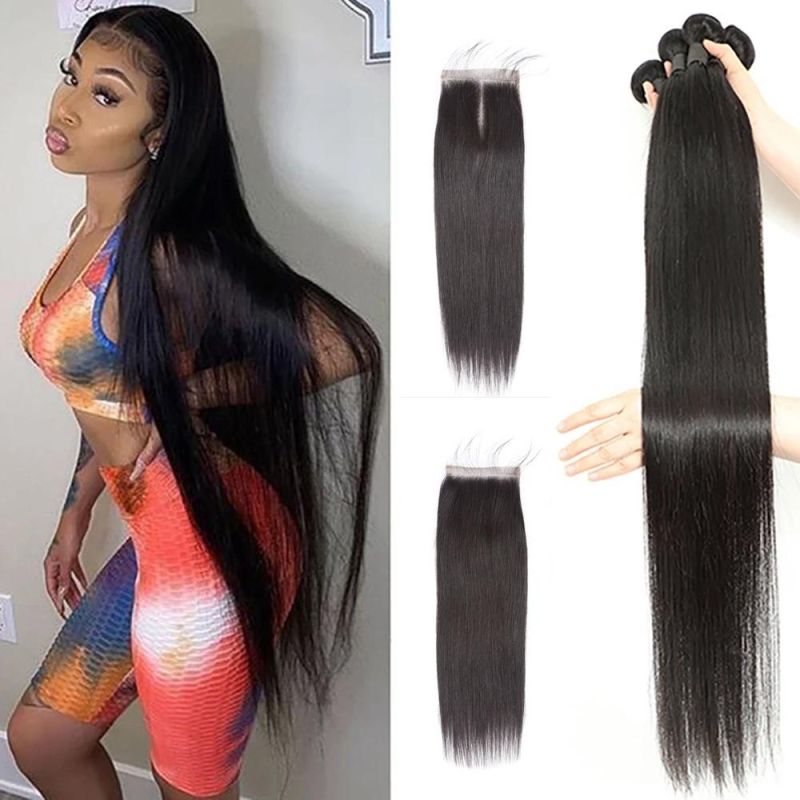 Kbeth Customized Super Long Toupees for Lady 2021 Fashion Sexy 30 Inch Virgin Brazilian Remy Straight Hair Closure 4*4 HD Lace Frontal Toupee in Stock