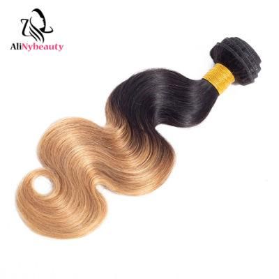 Alinybeauty Color 1b/27 Body Wave Brazilian Remy Human Hair