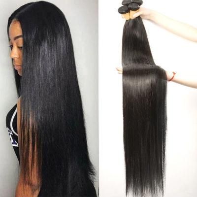 Brazilian Straight Hair Bundles 100% Natural Human Hair Bundles Double Wefts Thick Remy Hair 40 Inches