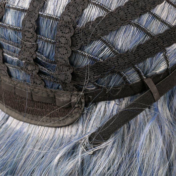 European and American Machine Made Hair Wigs with Bangs Synthetic Fiber Short Wigs
