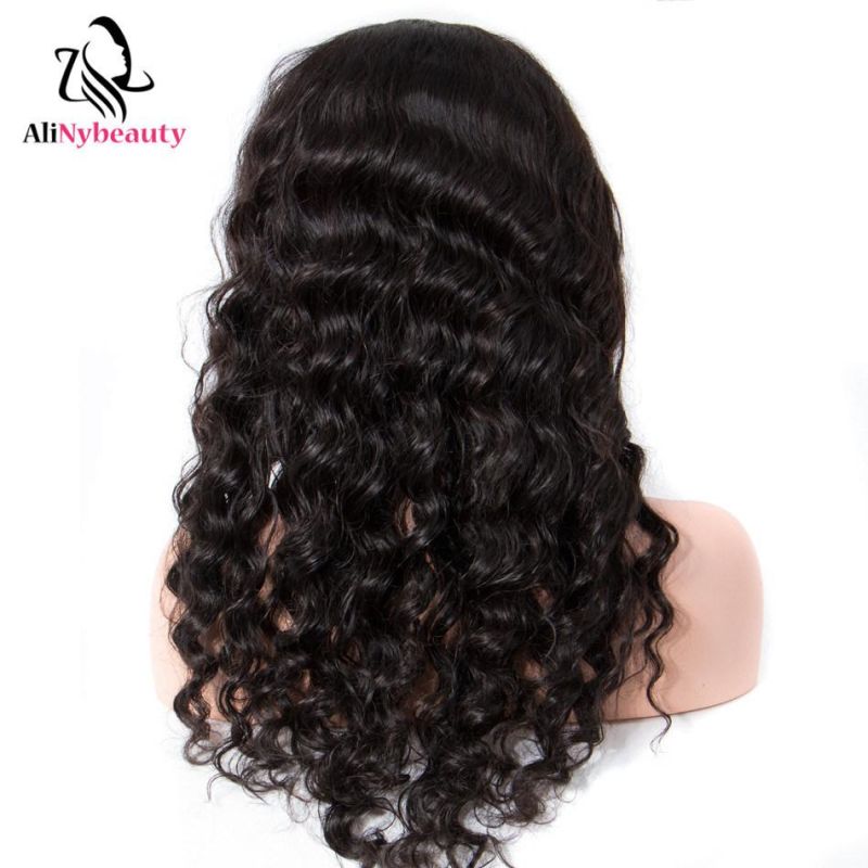 100% Brazilian Virgin Human Hair Loose Wave Lace Front Wig