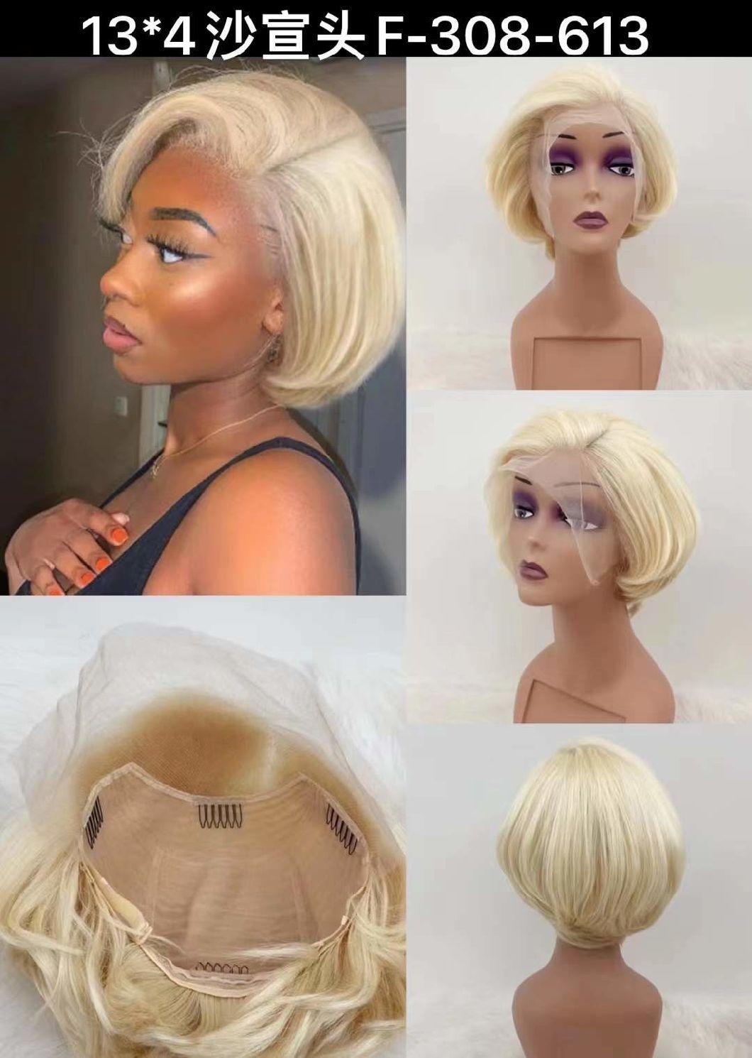 Wholesale Hair Vendor for Beauty Supply Unprocessed Mink Brazilian Virgin Human Full Lace Front Orange 360 Lace Frontal Hair Wig
