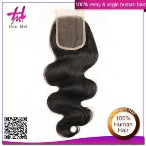 Unprocessed Virgin Peruvian Body Wave 4*4 Closure Free/Middle/Three Part Closusre