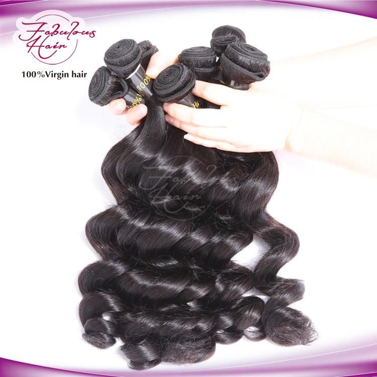 Human Hair Tangle Free Natural Virgin Indian Temple Hair
