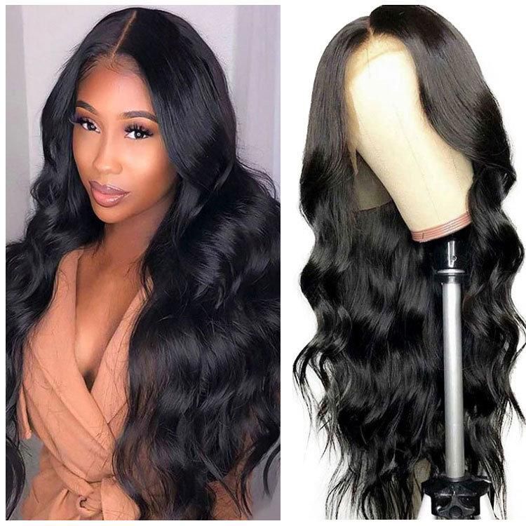 Wholesale Raw Cambodian Body Wave Virgin Human Hair Wigs Cheap Full Lace Frontal Closure Wig for Black Women Lace Front Wig