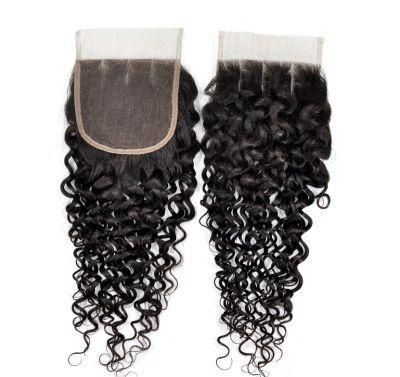 Peruvian Curly Unprocessed Virgin Hair Lace Closure at Wholesale Price