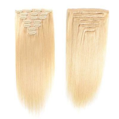 Brazilian Hair Extension Clip in Human Hair Extension 20inch 60# 7PCS for Full Head (AV-CH110-20-60)