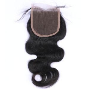 Malaysian Body Wave 4X4 Human Hair Closure with Baby Hair