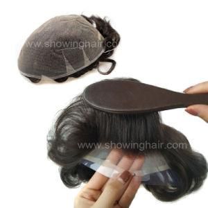 Super Natural Stock Full French Lace Base Toupee