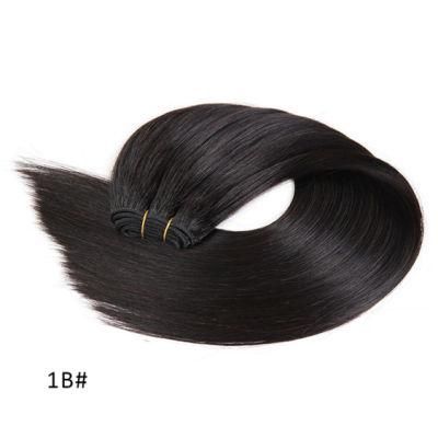 Brazilian Hair Platinum Blond Straight Human Hair Weave Bundles 10&quot;-30&quot; Remy Vrgin Hair Extensions Multi-Color Weft