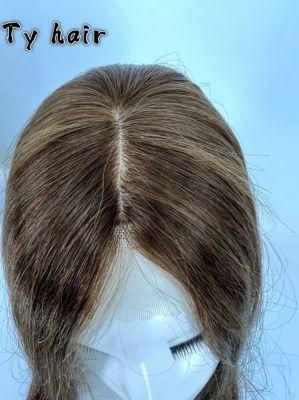 Adele Wigs Premium Human Remy Hair Wig for Women Shining Hair Topper Piece