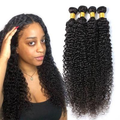 High quality Brazilian Kinky Curly Hair Bundles Deep Curly Hair Weaves Inch Natural Remy Human Hair Extensions Hair Weft