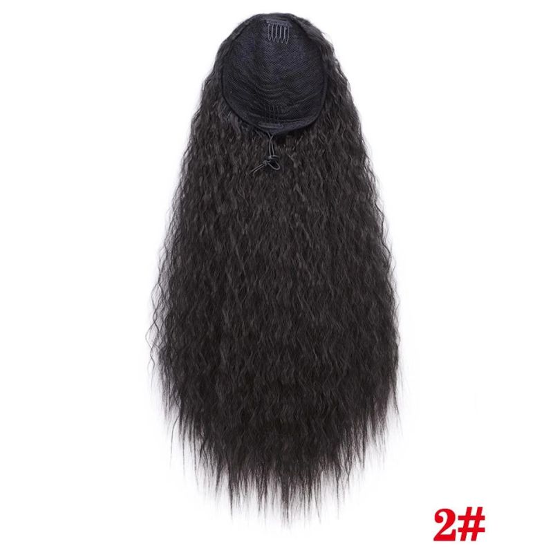 Kbeth Drawcord Ponytail 22 Inch Afro Kinky Sexy Long Ponytails for Black Women Drawstring Custom Accept Hair Extension From China