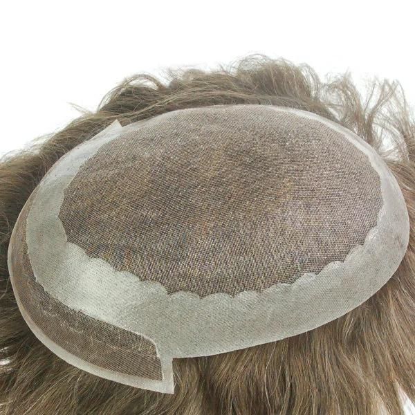 Custom Made Men′s Indian Human Hair Toupee