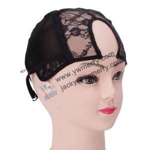 U Part Glueless Lace Wig Cap for Making Wigs with Adjustable Straps Weaving Caps for Women Hair Net &amp; Hairnets