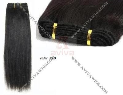Unprocessed Virgin Hair Natural Human Hair Weave with Double Drawn
