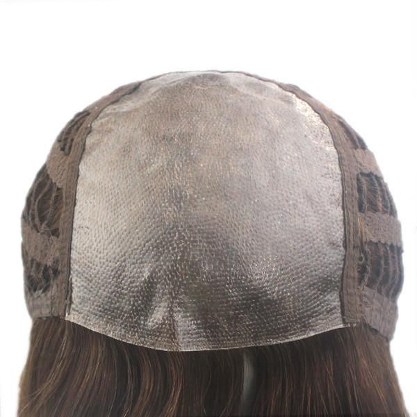 Machine Made Wefts with Injected Skin Top Hair Extension Replacement Systems