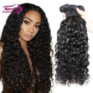 on Sale Water Wave Hair Bundle 100% Unprocessed Cuticle Aligned Human Hair Extension Wholesale