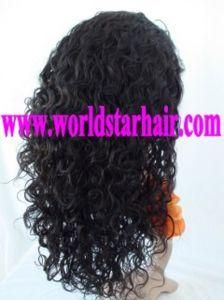 Fashion Wig, Indian Human Hair Full Lace Wig