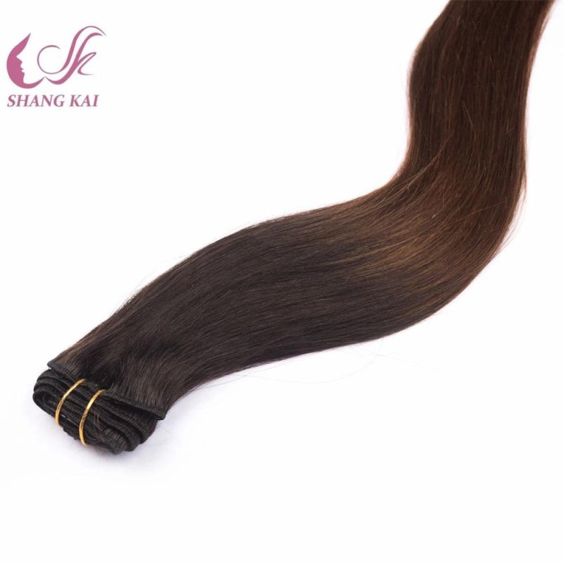 Elegant Human Hair Clip in Hair Extensions for Black Women Clip Human Hair