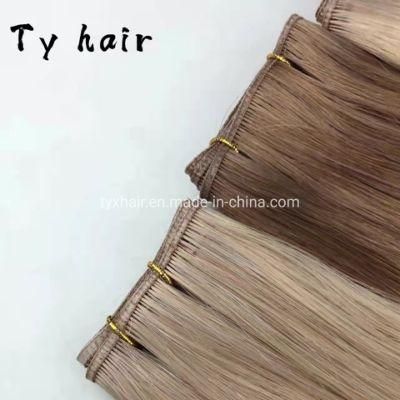 2022 Chinese Cuticle Remy Soft and Flexible Seamless Thinnest Ultra Flat Hair Weft in Australia