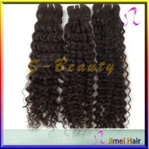 Unprocessed Virign Human Brazilian Curly Hair Weave