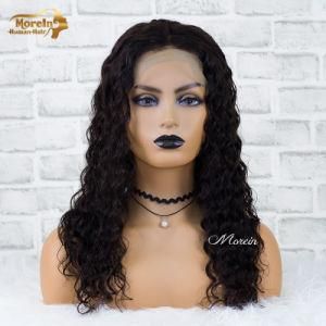 2019 Cuticle Aligned Hair Virgin Deep Wave Lace Front Wigs Human Hair