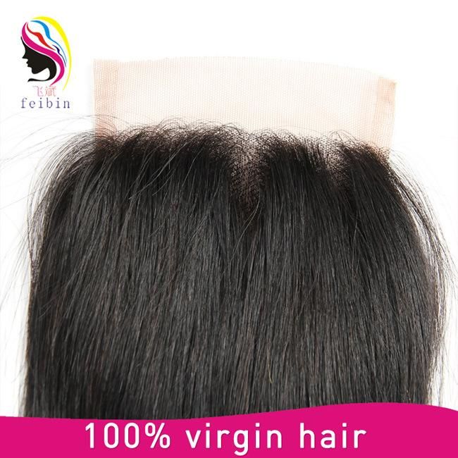 Wholesale Price 6A Unprocessed Brazilian 4X4 Human Lace Closures